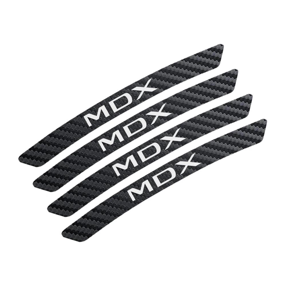 Наклейки на диски автомобиля Внешние наклейки на шины Карбоновый стиль Тюнинг Декоративные аксессуары Для Acura RDX MDX YD2 V6 Aspec ILX VTEC TLX