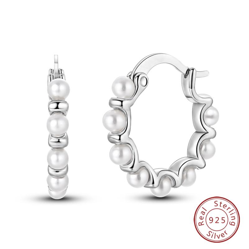 Серьги-тюльпаны из стерлингового серебра 925 пробы для женщин, двойные серьги-кольца в виде бабочки из кубического циркония, изящные помолвочные украшения