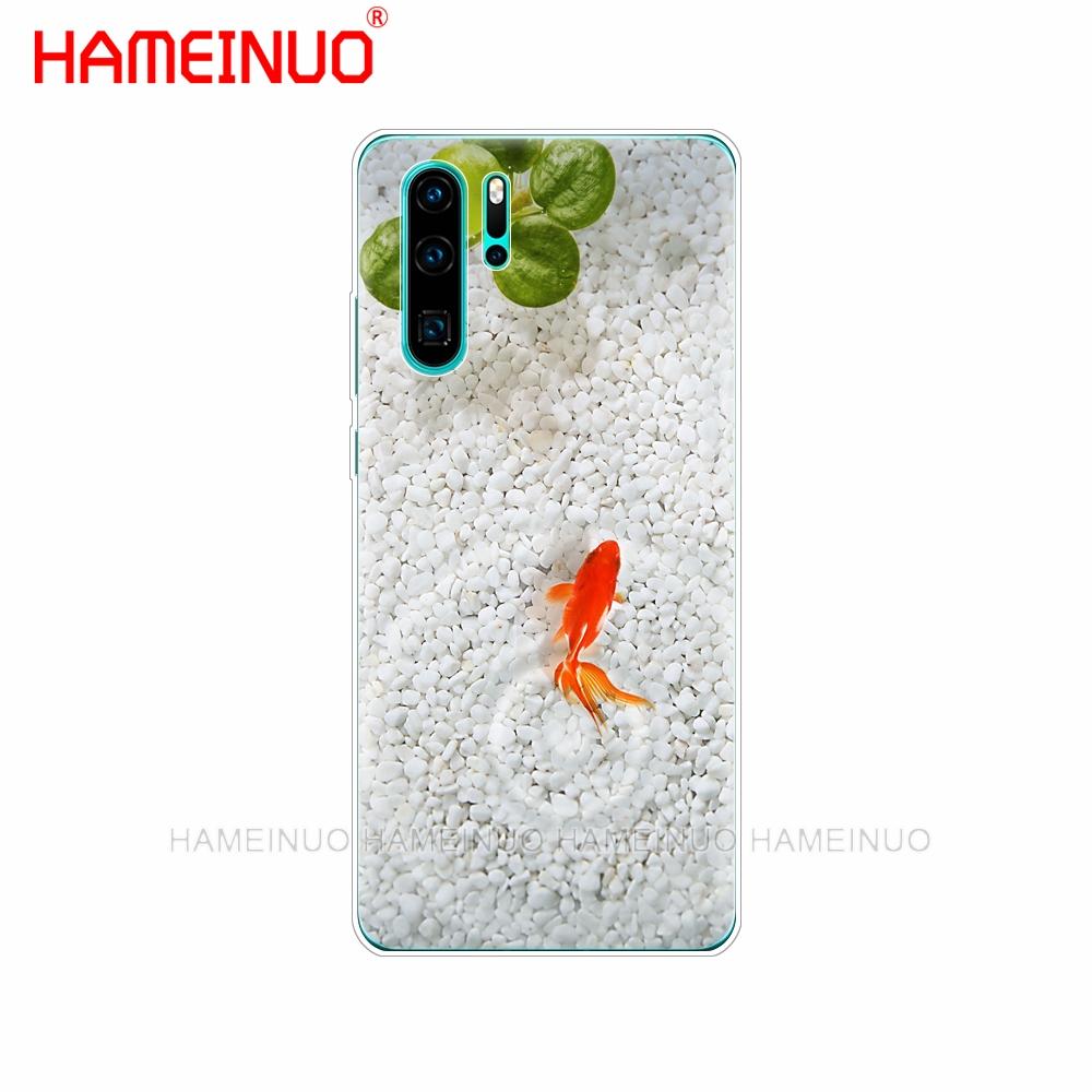 Силиконовый чехол для телефона huawei P30 PRO LITE P SMART 2019 plus p smart Z p20 lite 2019 милый золотая рыбка рыбак