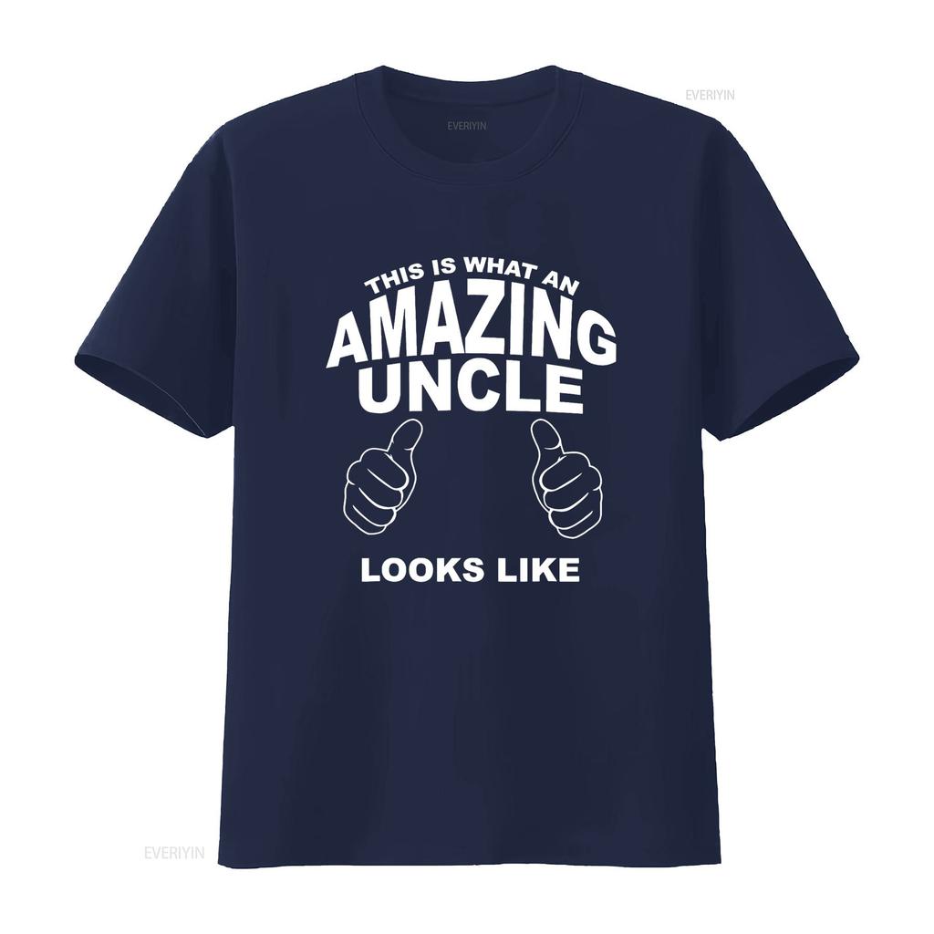 This Is What An Amazing Uncle Looks Like T Shirt vintage Washed Soft Versatile Stylish Casual Top For Everyday Wear fashion