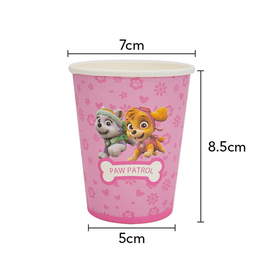 51pcs Paw Dog Patrol Tableware Set Includes Plates Napkins Cups Tablecloth