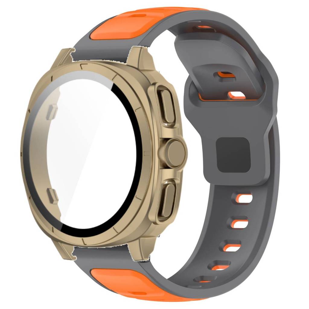 Силиконовый Ремешок + Закаленное Стекло Чехол Для Samsung Watch 7 40мм 44мм Защитная Крышка Ремешка Для Samsung Galaxy Watch 7 44мм 40мм