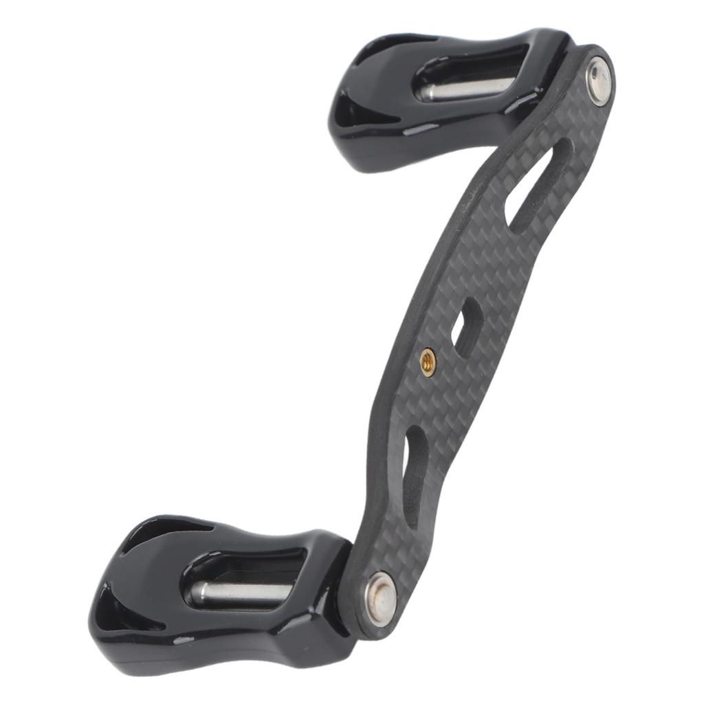 J-ouuo Ручка для рыболовной катушки Углеволокно Двойная ручка для кастинговой катушки D S A Легкая Простая замена (85мм)