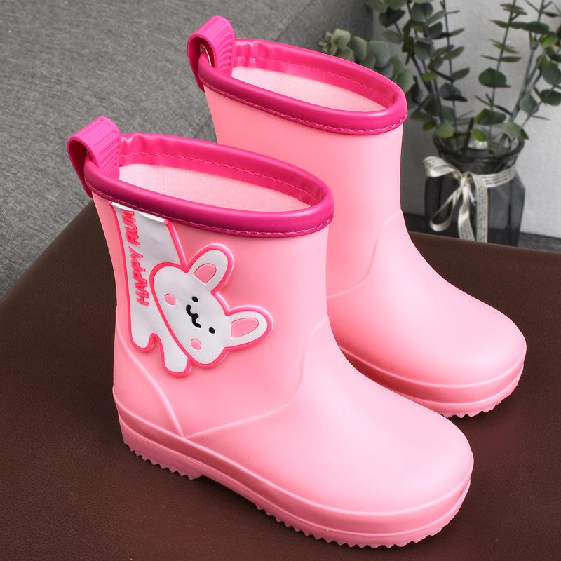 Kid Shoe Anti Slip Rain Boot for Children Four Seasons Cartoon Boy Rain Shoe Cute Girl Rubber Boots for Kid Baby Waterproof Shoe