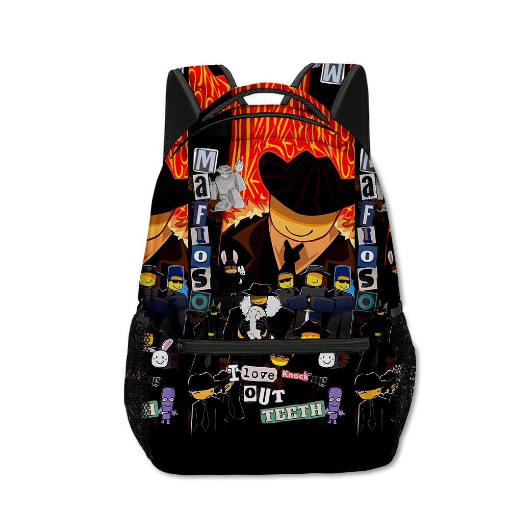Cartoon Kpop Youthful Harajuku School Bags Unisex Gubby Plush Travel Bags 3D Print Oxford Waterproof Notebook Shoulder Backpacks