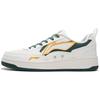 Li Ning Sports Lifestyle Series Wrap Warm Non-Slip Low-Top Skate Shoes Men Sneakers White Green AGCS135-4