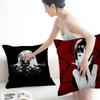 Junji Ito Kawakami Tomie Cushion Cover Polyester Sofa Cushions Decorative Throw Pillows Home Decoration Pillowcover
