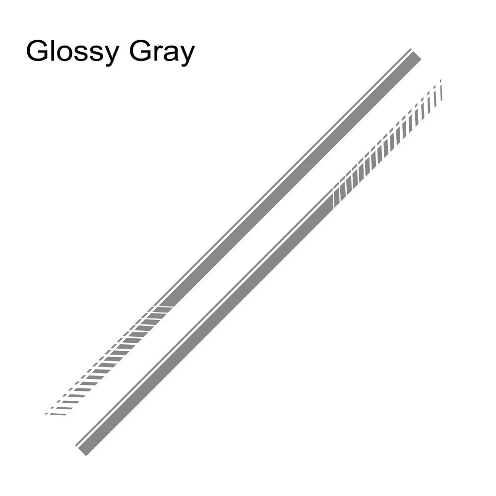 2 шт. Наклейки для украшения боковой линии талии двери автомобиля, гоночные полосы, декор кузова автомобиля, виниловая пленка, наклейки, аксессуары для Toyota Hiace