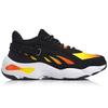 Li Ning Butterfly Shock Absorbing Non-Slip Low-Top Dad Shoes Men Sneakers Black Yellow AGCN225-6