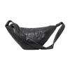 Lemaire Croissant Sheepskin Crossbody Bag Sling Bag Women's Black BG253-LL095-999