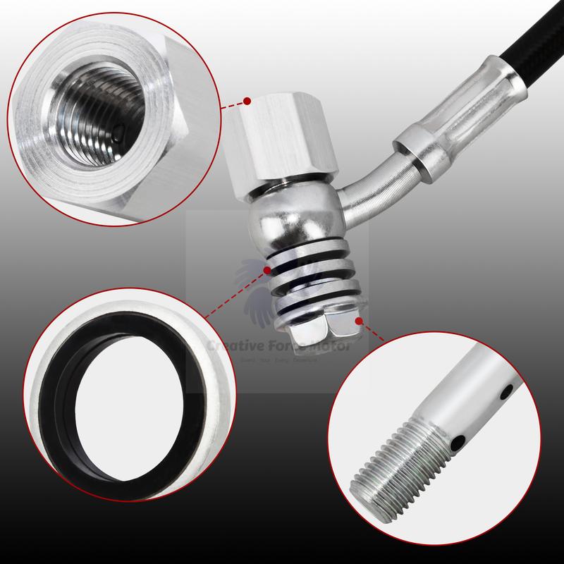 Hydraulic Brake Line Hose 25cm Motorcycle Extend Connector Universal For Honda ATV Kawasaki Yamaha Suzuki Dirt Bike Scooters Etc