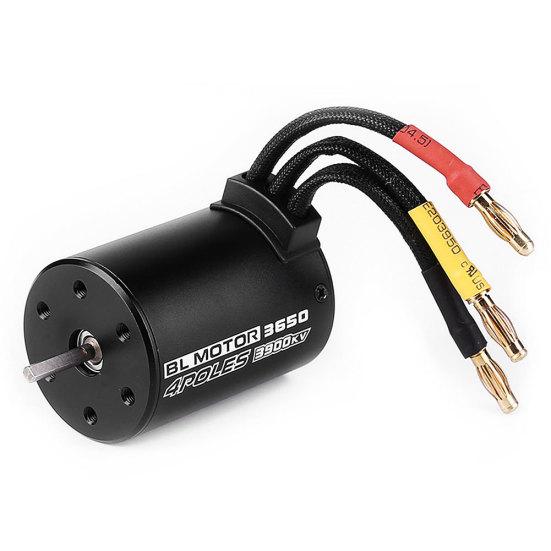 BL3650 3900KV 4 полюса 12 слотов Бесщеточный двигатель с высоким крутящим моментом 1:10 Радиоуправляемых автомобилей-грузовиков
