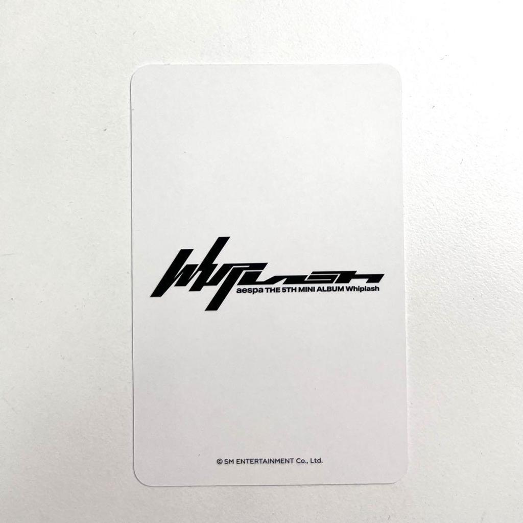 [USED] Aespa Winter Whiplash Unboxing Trading Card