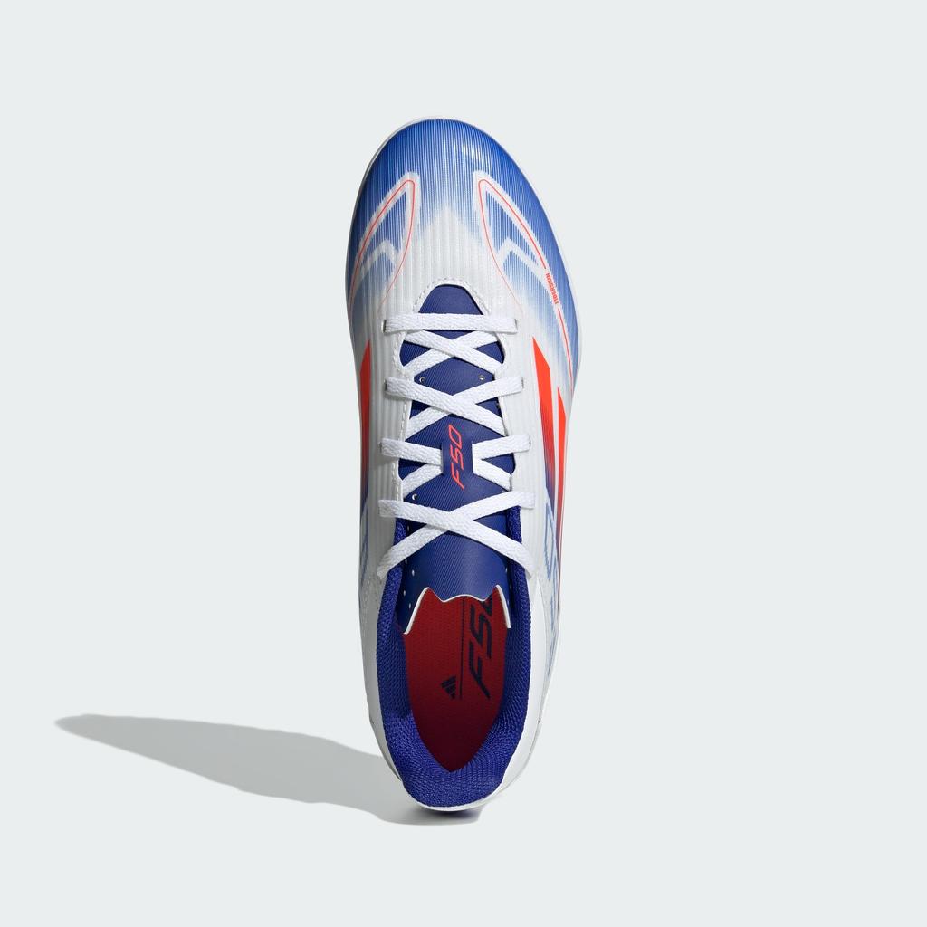 Футзальные кроссовки Adidas F50 Club TF Унисекс Взрослые NIR11 Обувь Синий Размер см Белый/Солнечно-красный/Яркий (IF1348) 26,0