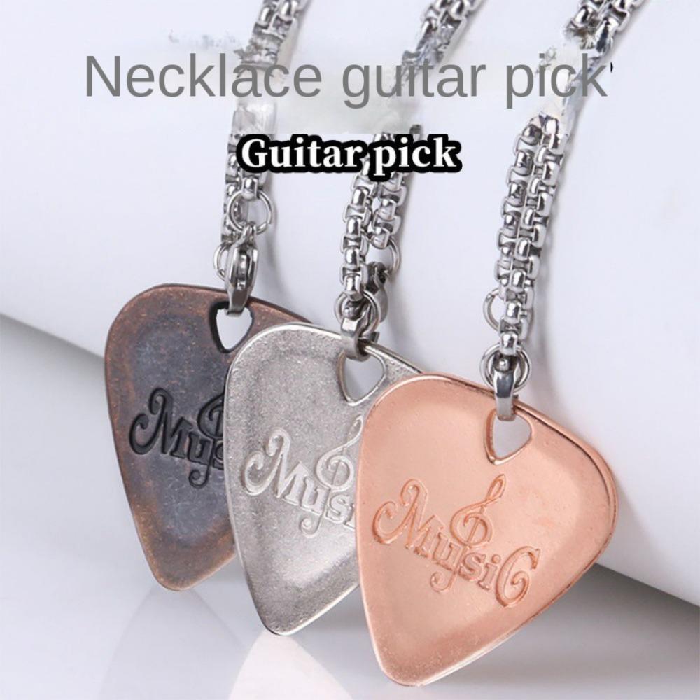Треугольный медиатор Collares Подвеска Gestures Metal Гитарный медиатор Гитарное ожерелье Медиатор Укулеле