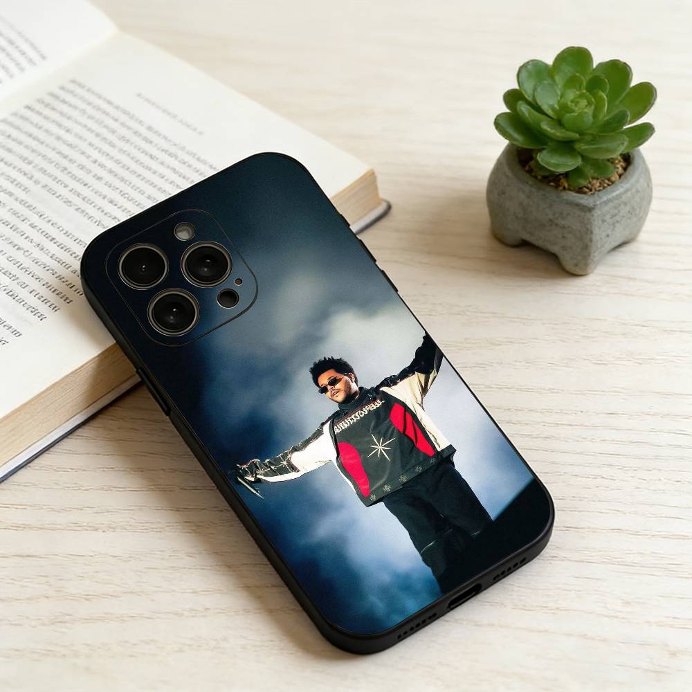 Чехол для телефона The Weeknd для iPhone 17,16,15,14,13,12,11 Plus,Pro Max,XS,Мягкий силиконовый черный чехол
