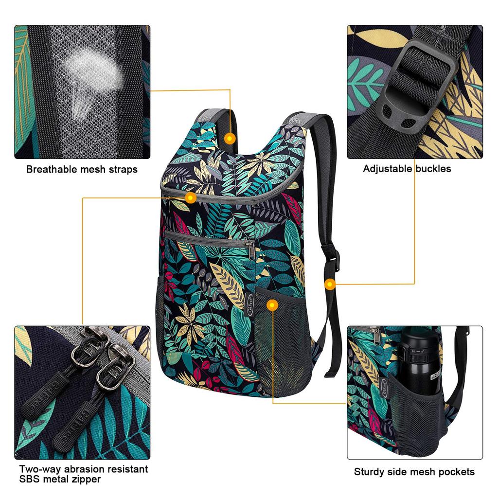 Foldable Backpack 11L Attack Pack Pocketable Backpack Lightweight Waterproof Sports Bag for Kids Travel Mountaineering Compact Outdoor [G4Free]