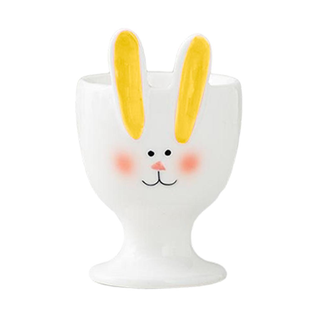 Забавный и креативный керамический держатель для яиц для настольного хранения, декора, как подставка для яйца и посуда