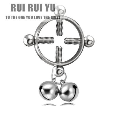 RUI RUI YU модные женские туфли пирсинг груди винт для ногтей колокольчик кулон поддельные соски кольцо ювелирные изделия