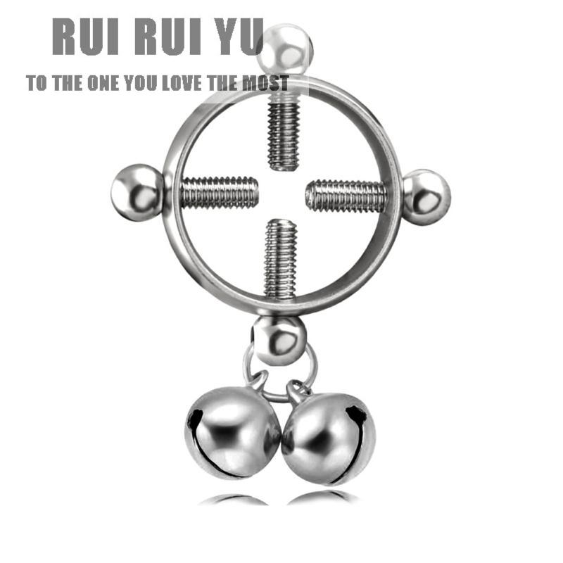 RUI RUI YU модные женские туфли пирсинг груди винт для ногтей колокольчик кулон поддельные соски кольцо ювелирные изделия