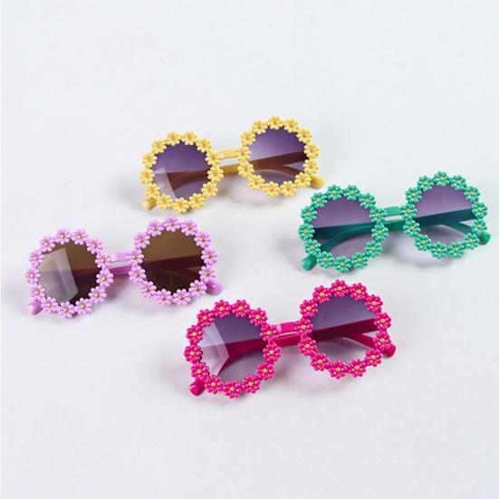 Солнцезащитные очки для собак-цветов, Косплей для питомцев, Круглые очки, Летние пляжные аксессуары для питомцев для собак, кошек, Реквизит для фото, Костюм для вечеринки