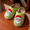 Cross-border Christmas Cotton Slippers: Warm Plush Parent-Child Indoor Footwear for Autumn and Winter