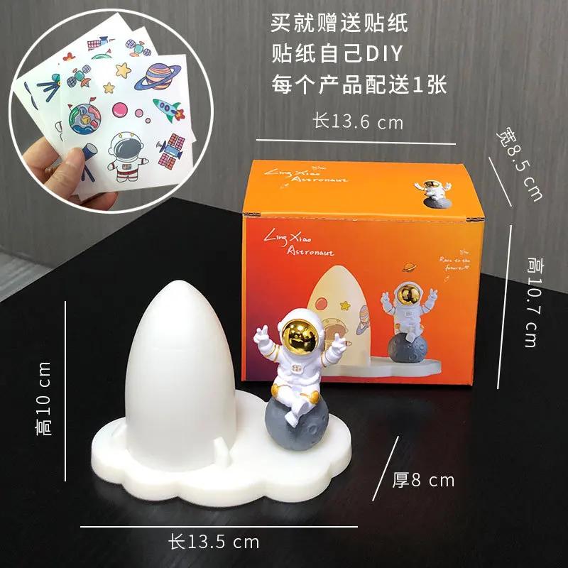 DIY Ракета Украшение Спальня Прикроватный Светильник Мини Лампа Космонавт Ночной Светильник Дети Дети Подарок