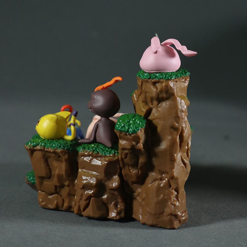 11см Аниме Дигимон Младенческая Стадия 8 Штук Сцена Агумон Бийомон Габумон Могумон Тогомон Помон Коллекция Моделей Персонажей Игрушка Подарок