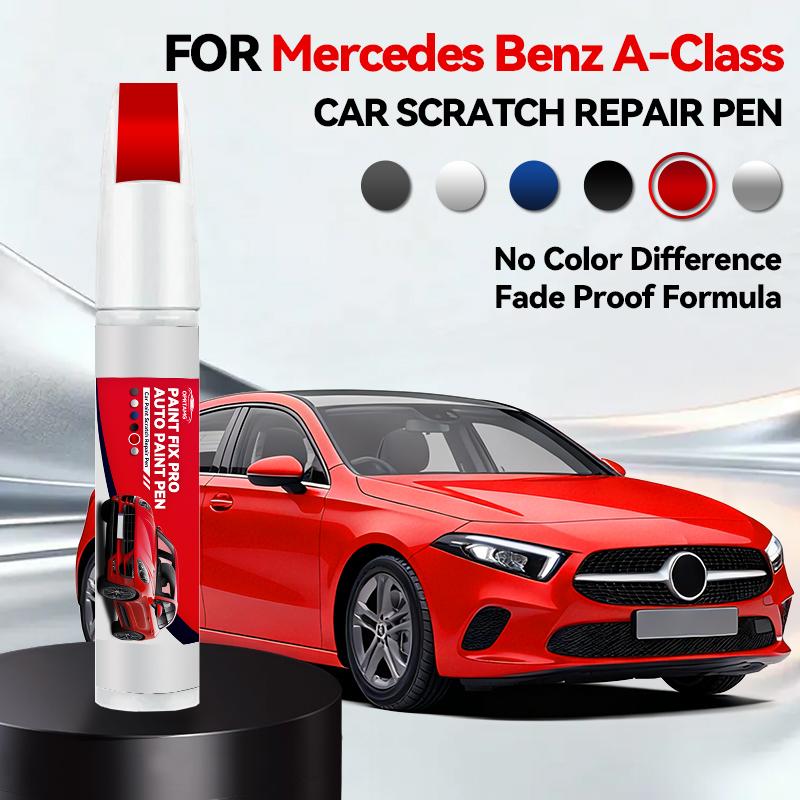 For Mercedes Benz A-Class 1997-2025 W169 W176 W177 Paint Repair Pen Touch Up Scratch Remover Auto Accessories Black White