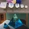 Pyramid Silicone Mould Diy Resin Decorative Mold Craft Jewelry Making Mold White