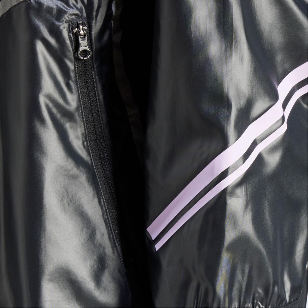 adidas Женская куртка на молнии с капюшоном и буквенным принтом X Stella McCartney, черно-белая IN5041