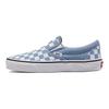 Vans Классические слипоны в шахматную клетку с рисунком «Теория цвета» — кроссовки унисекс пыльно-синего цвета VN000BVZDSB