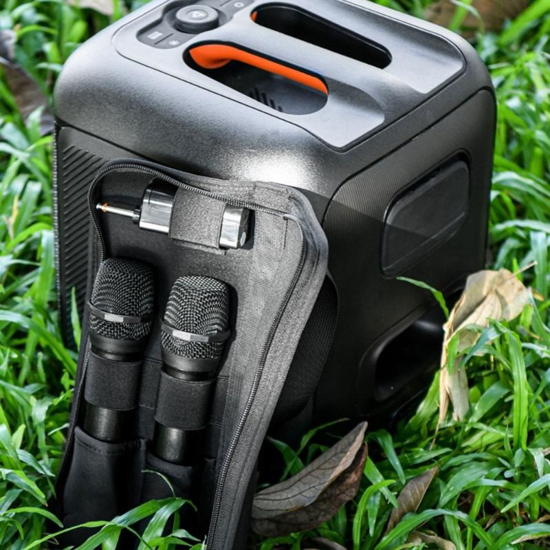 Чехол для микрофона Внутренний держатель Карман Устойчивый чехол для переноски с ручкой Надежно храните и транспортируйте свой микрофон