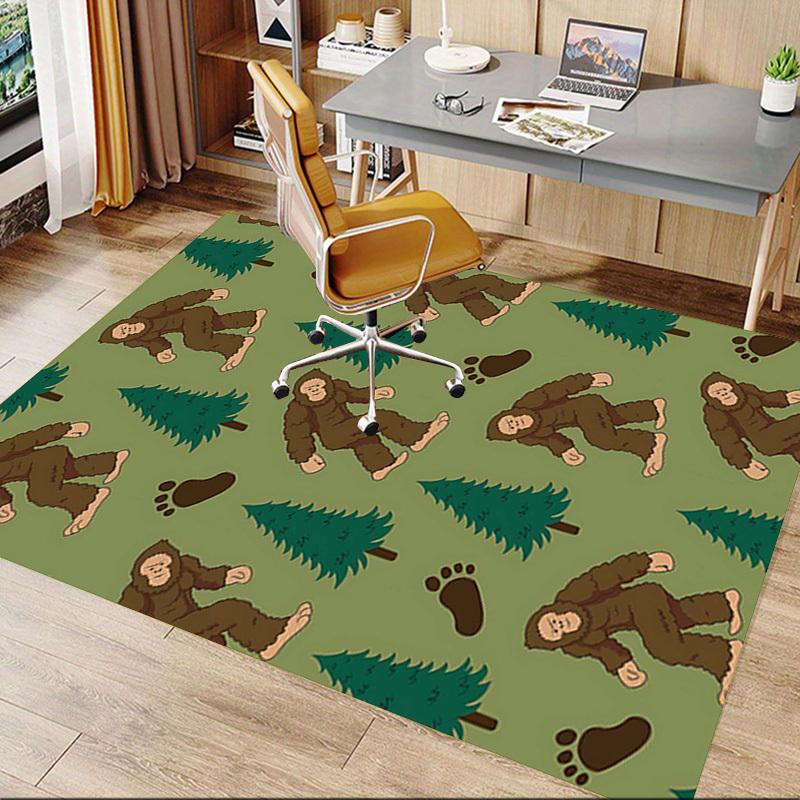 1PC Bigfoot Forest Extra Large Non-Slip Floor carpet, Office, family, bedroom, Studio Large Area Rug,Longlasting Material-J0325