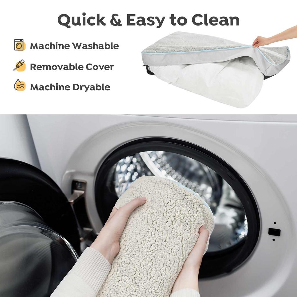 Veehoo Зимняя теплая собачья одежда для холодной погоды, зимняя одежда для питомцев, диван для питомцев, для собак, для пожилых собак, предотвращает, мягкая шерпа, для маленьких собак, несколько, клетка для собак, питомец