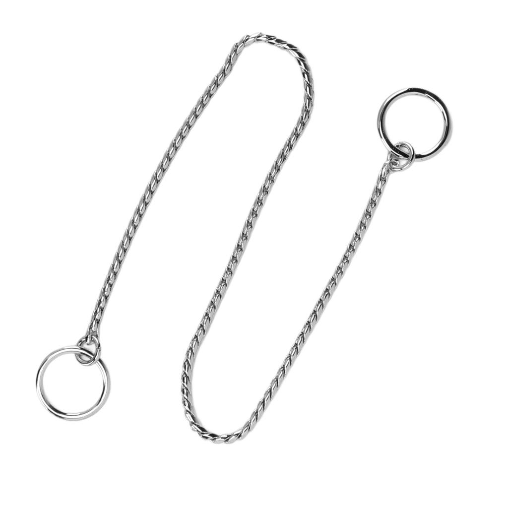 Pet P Chain Metal Pet ошейник для собак змея цепь украшение для питомца для ходьбы дрессировка 4.0 мм x 55 см