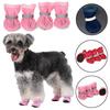 4pcs/set Pet Shoes Reflective Breathable Puppy Boots For Small Medium Dogs Cats Outdoor Soft Non-slip Mesh Shoes Pug Supplies