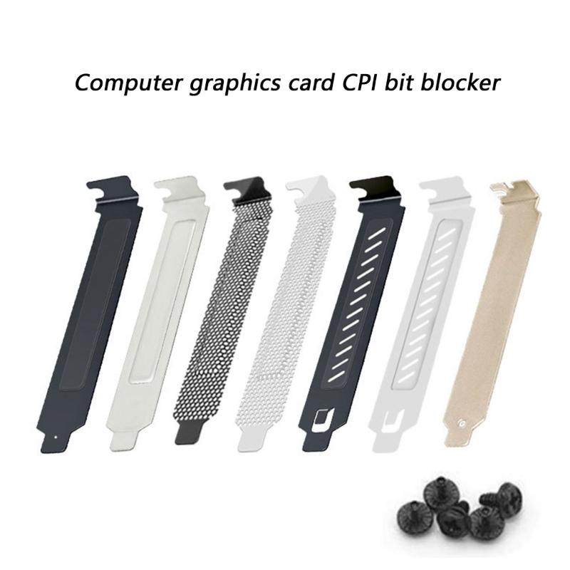 5 шт. 12 см Металлические заглушки для PCI-слотов Dust Plates для слотов расширения ПК Обеспечивают длительную защиту от пыли и износа