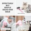 Aumuca Cat Brush Push Healing Brush Slicker Brush для длинношерстных и короткошерстных кошек. Устраняет выпадение шерсти одним массажем. Легко удаляет шерсть, выталкивая ее.