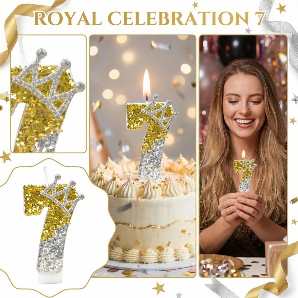 Fashion Cartoon Creative Birthday Candles Party Digital Candles