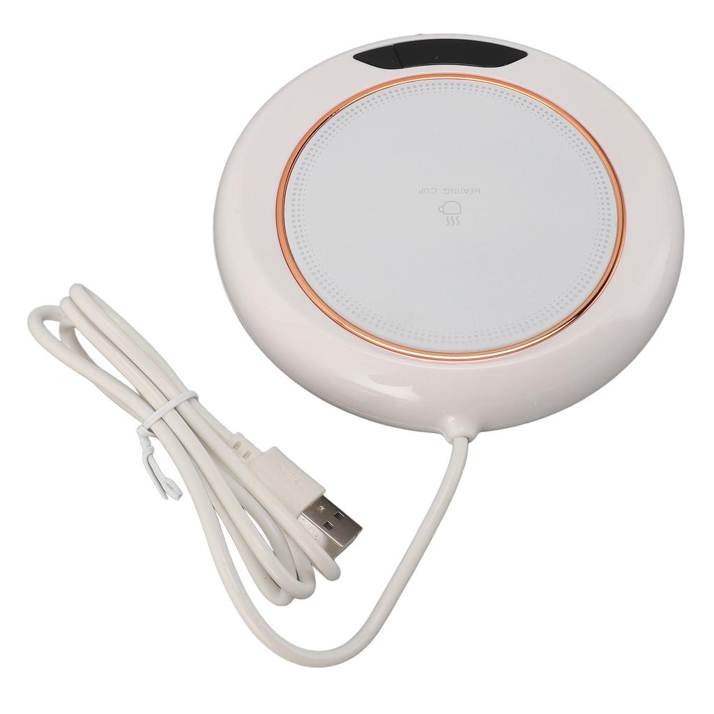 Electric Coffee Warmer 3 Temp Settings Timer USB Power Supply Automatic Coffee Heater for Home