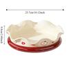 Plastic New Year Snack Tray Round Nut Tray Multifunctional 360° Rotating Fruit Plate  Living Room