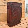 Leather Journal Brown Tree of Life Journal Book of Shadows Grimoire 10 X7 Inches