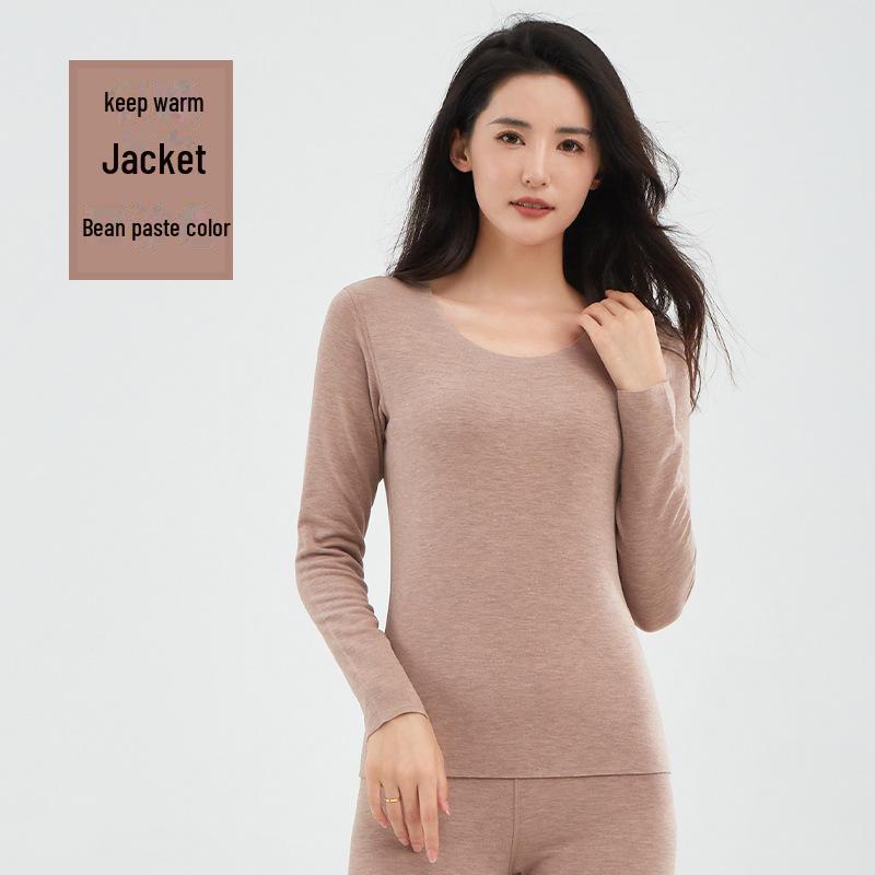 Женские зимние термотопы из бархата и шелка — бесшовный, утолщенный кашемир для осеннего тепла