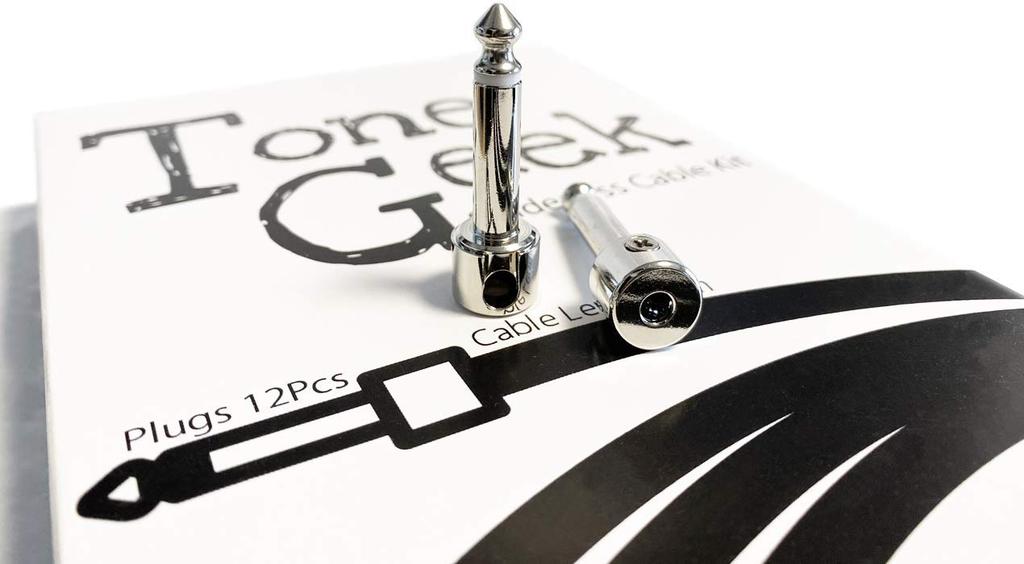 ToneGeek Solderless Patch Cable Kit 12 Plugs GS-4