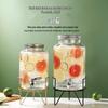 Glass Beverage Dispenser with Tap