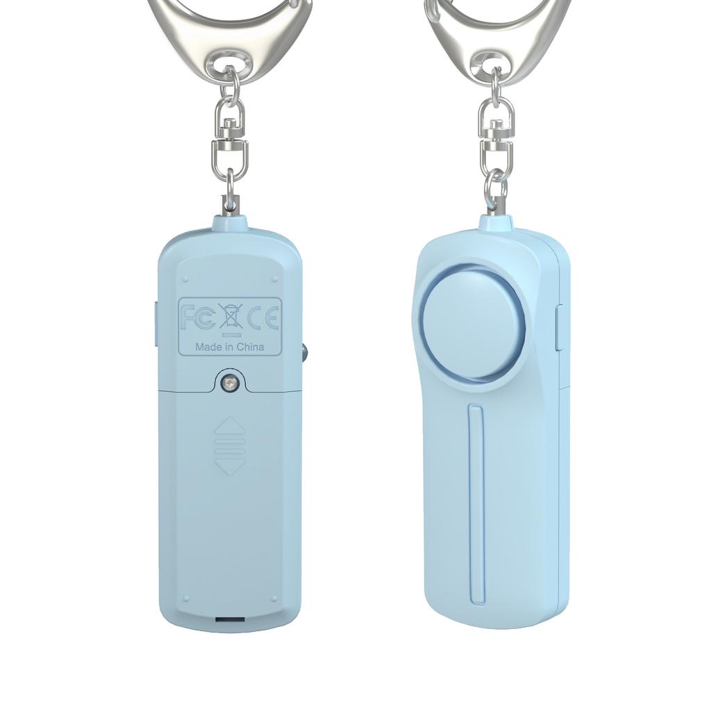 Personal Safety Alarm LED Light Emergency Alert Device Self Defense Keychain for Women Children Elderly 130dB Siren