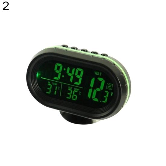 Универсальная ЖК-цифровая подсветка приборной панели, автомобильные часы, термометр, принадлежности для автомобиля