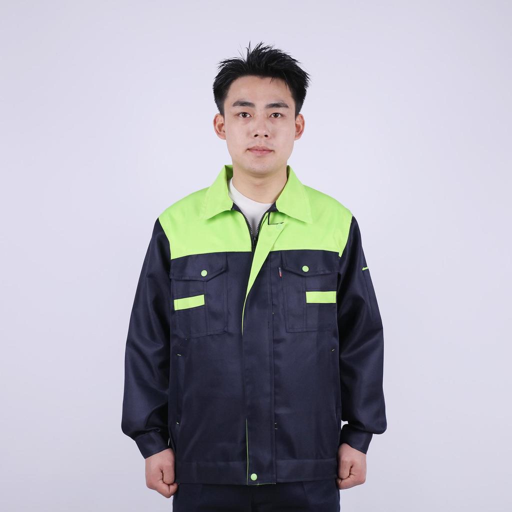 Four Seasons Universal Wear-Resistant, Stain-Resistant, and Anti-Scald Workwear Uniform: Quick-Drying, Breathable Labor Protection Clothing