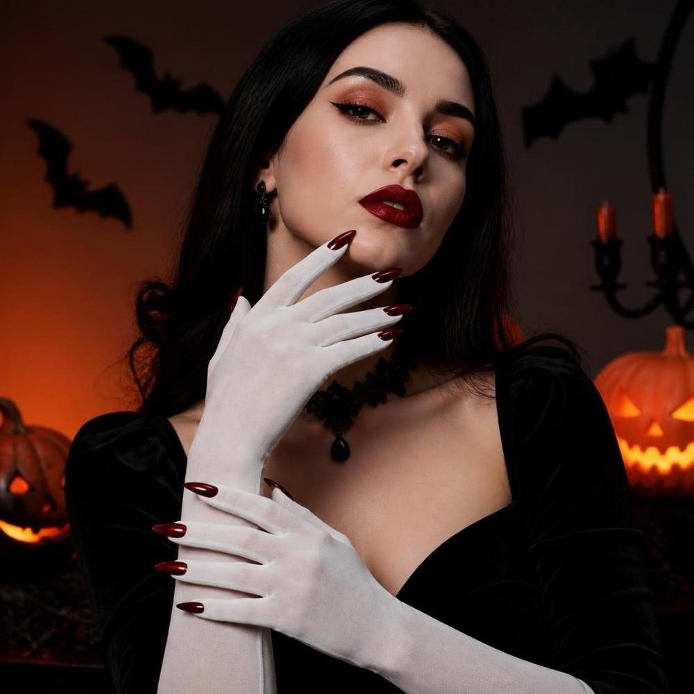 Lightweight Halloween Dress Gloves Breathable Ultra-Thin Gloves Gift Cosplay Gloves Prom